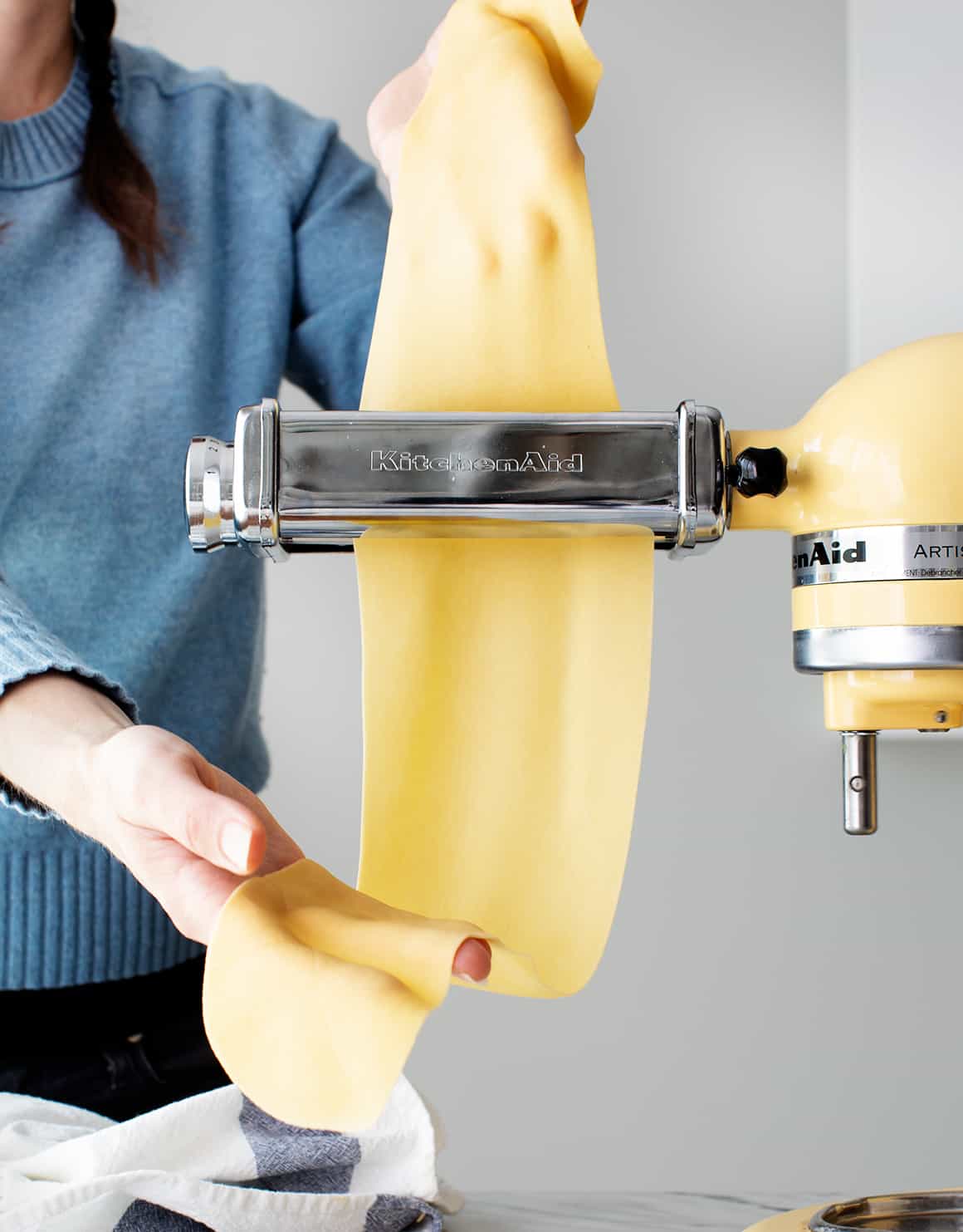 How to make fresh pasta with a stand mixer attachment