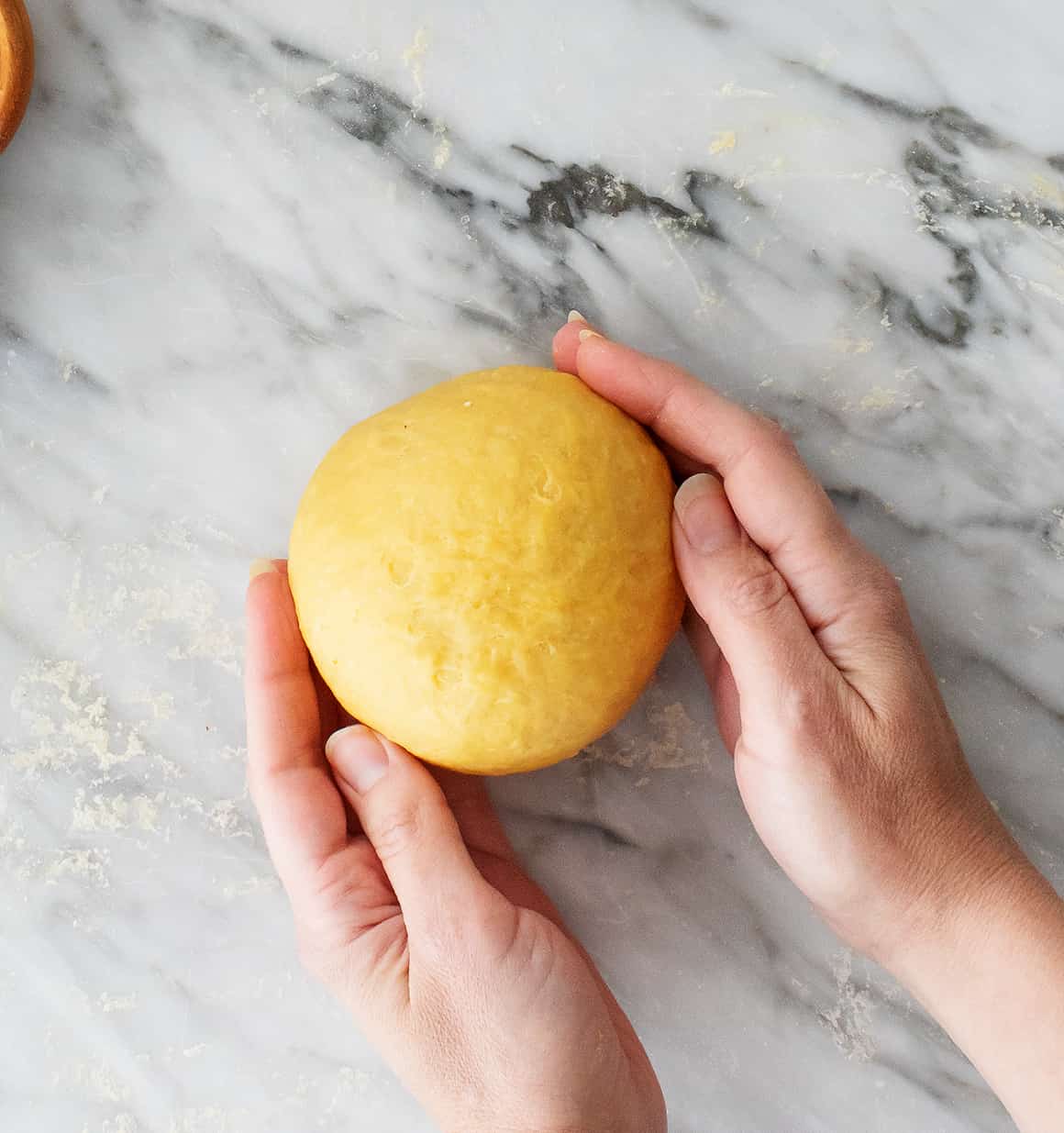 Homemade pasta recipe dough