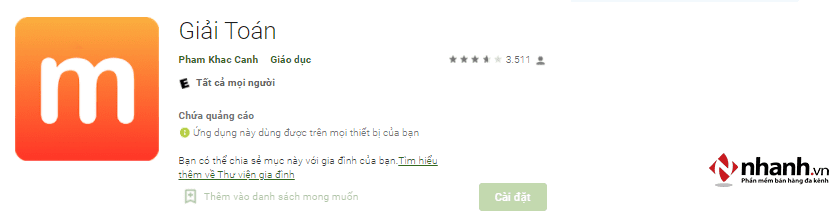 App giải toán PhotoSolver