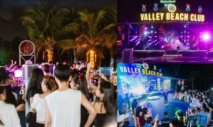 Quán Valley beach bar được giới trẻ yêu thích