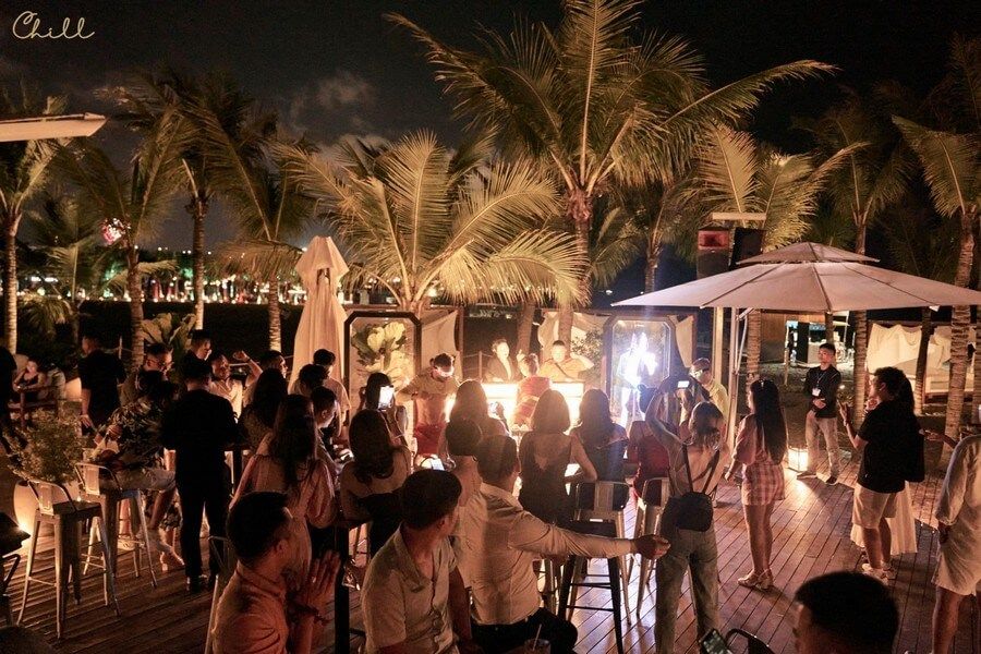 Quán Chill Beach Bar với không gian cực chill