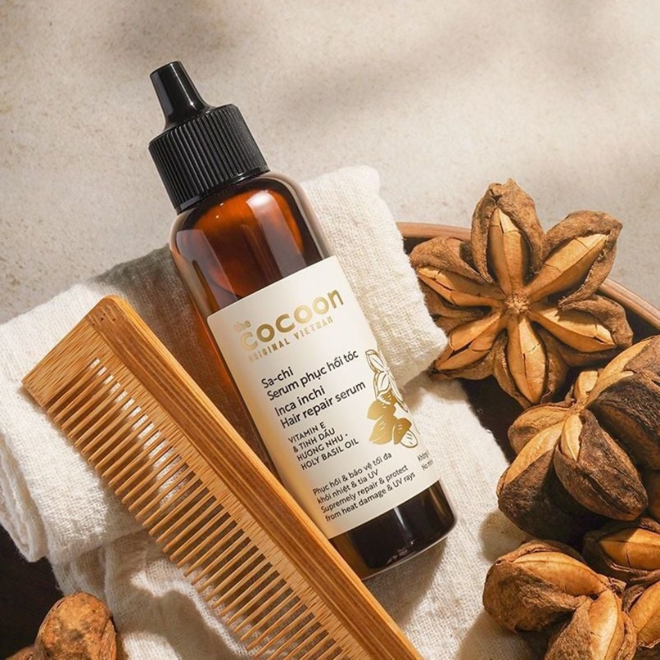 Serum phục hồi tóc uốn hư tổn Sachi Cocoon