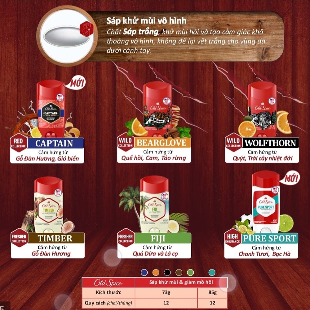 lăn khử mùi Old Spice