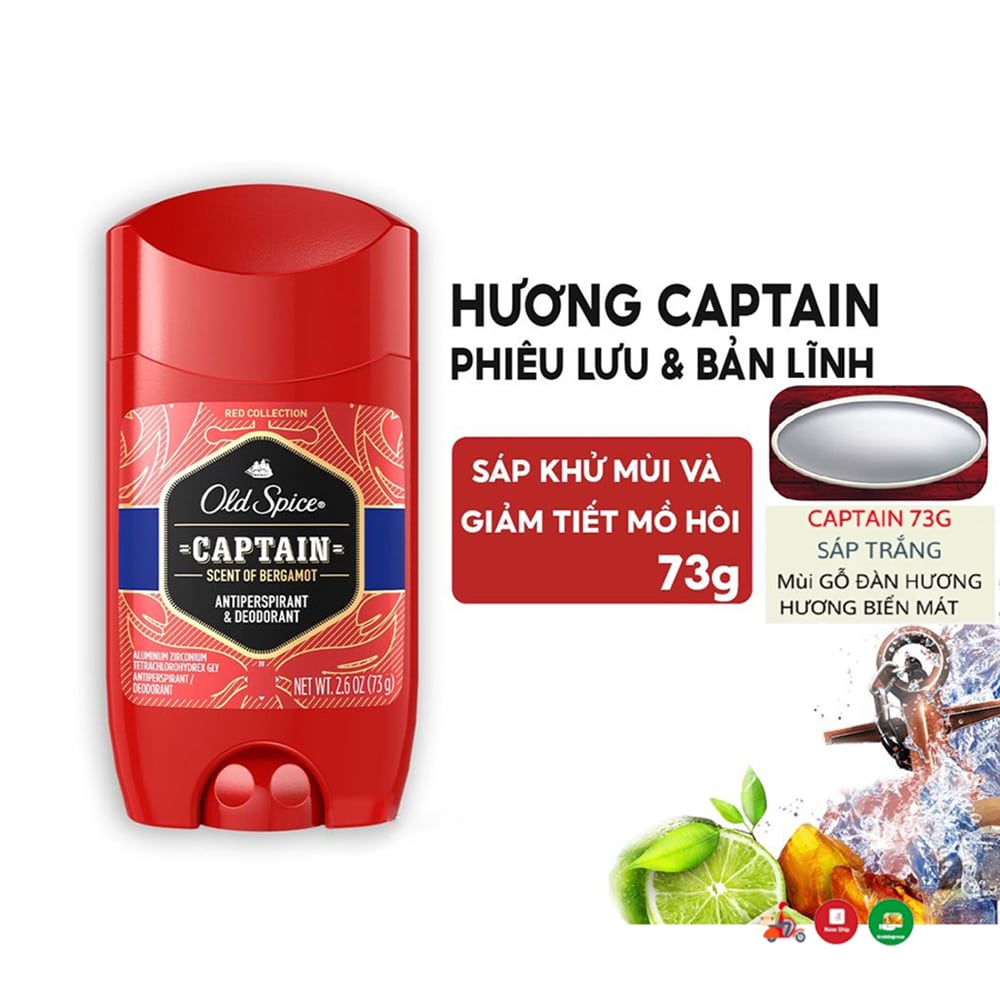 Lăn khử mùi Old Spice Captain - 73g