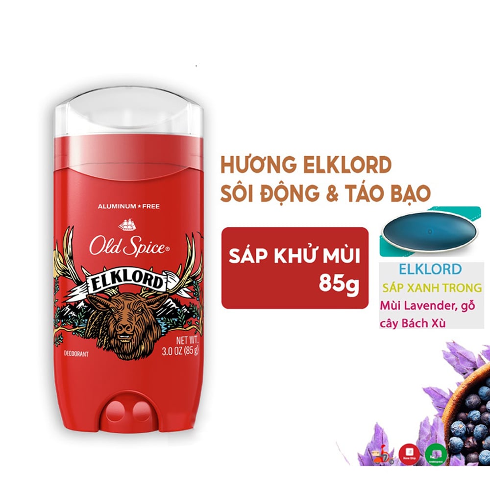 Lăn khử mùi Old Spice Elklord - 85g