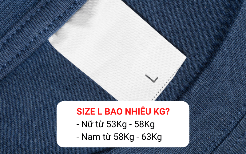 Size L là bao nhiêu Kg?