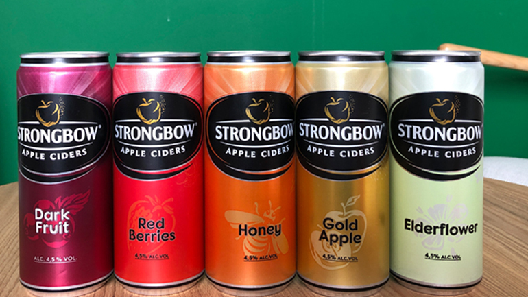 Bia Strongbow có mấy vị?