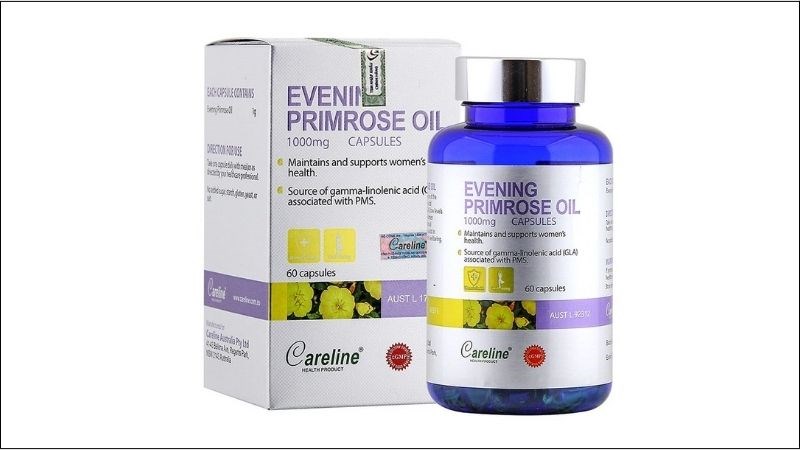 Viên uống bổ sung nội tiết tố nữ Careline evening primrose oil 1000mg