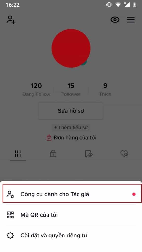 Thu nhập trong Quỹ nhà sáng tạo tiktok