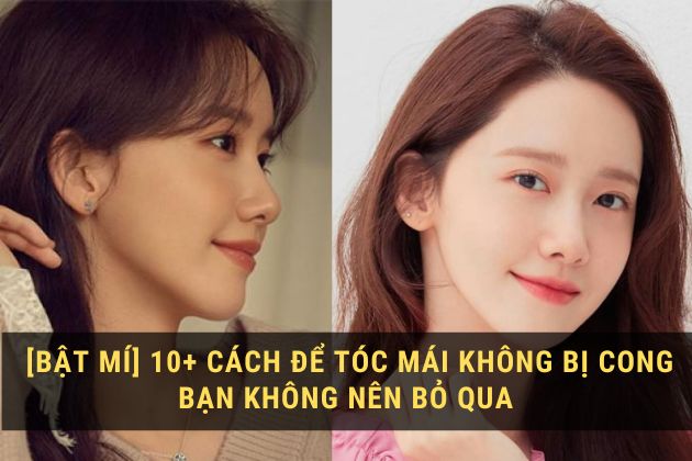 Tóc mái không bị cong