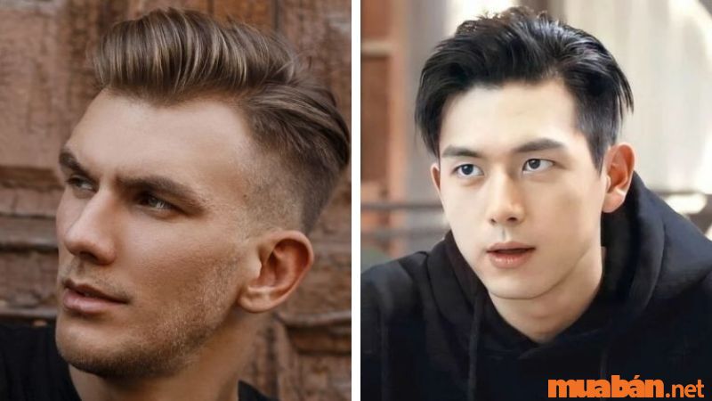 Kiểu tóc side part 7/3 Quiff cho quý ông cổ điển và hiện đại (Nguồn: Internet