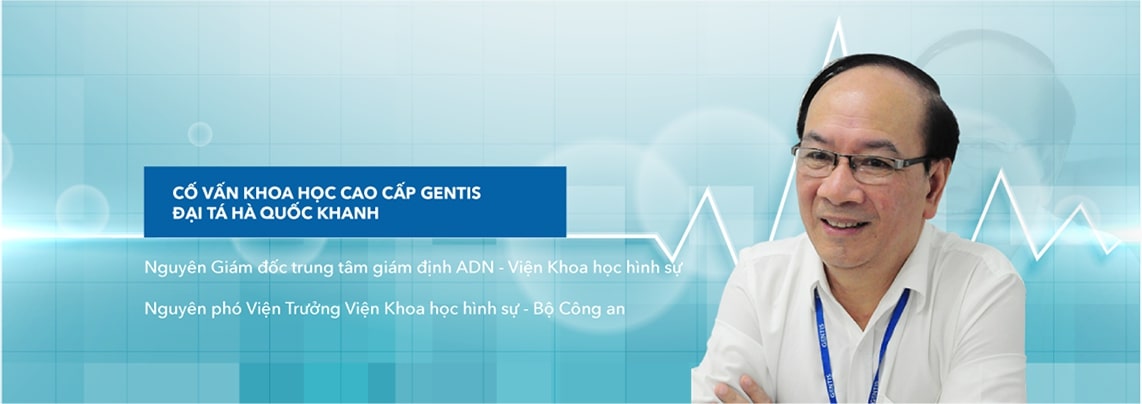 Đại tá hà Quốc Khanh viện trưởng viện Kho học Hình sự Bộ Công An giám định kết quả ADN