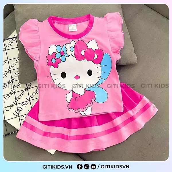 Váy Trẻ Em 11 Tuổi 12 Tuổi Kitty