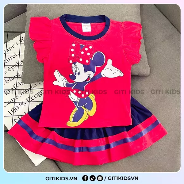 Váy Trẻ Em 11 Tuổi 12 Tuổi Mickey