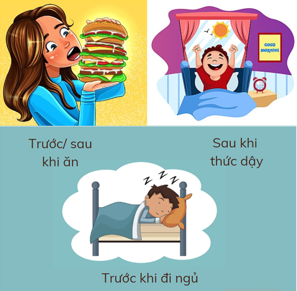 Tùy vào mục đích mà sử dụng viên nghệ mật ong vào những thời điểm khác nhau