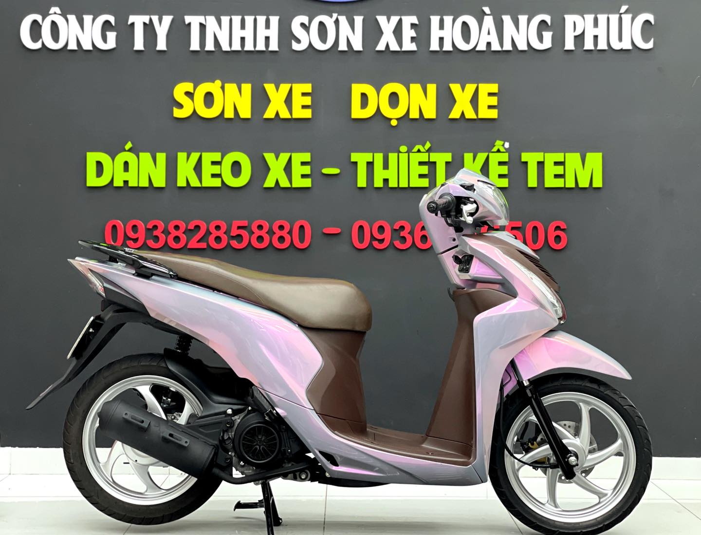 Vision Màu Hồng Tím 3D