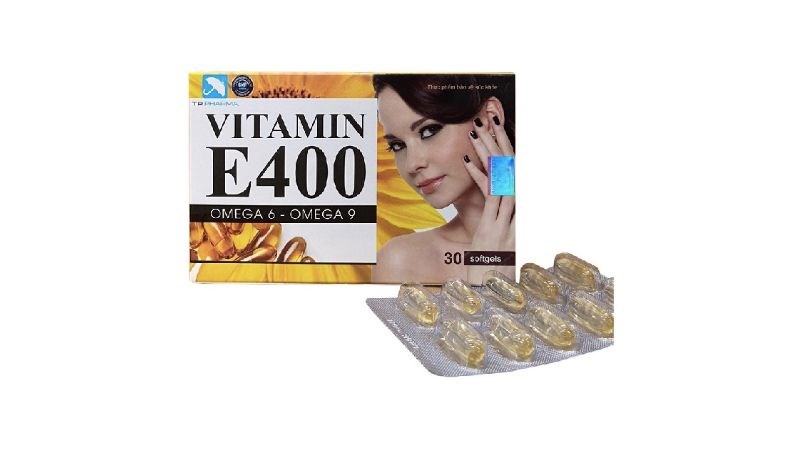 Viên uống TP Pharma vitamin E cung cấp 400 IU vitamin E cho cơ thể