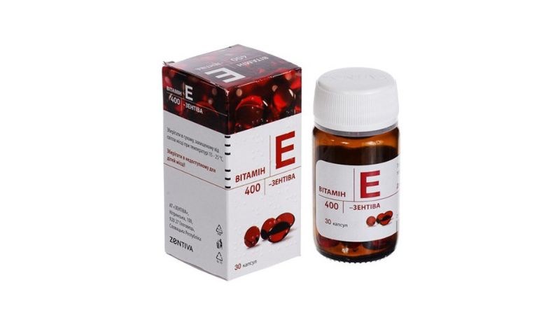 Viên uống đỏ Zentiva cung cấp 400mg vitamin E cho cơ thể