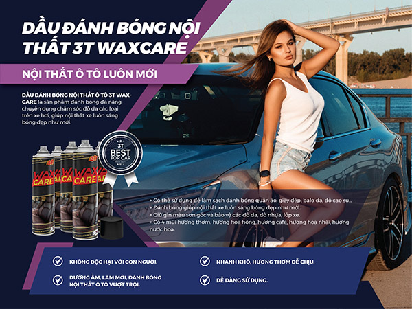 Dầu bóng da, gỗ, nhựa đa năng Waxcare 3T