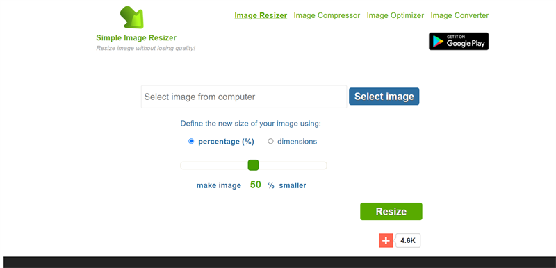 Simple Image Resizer