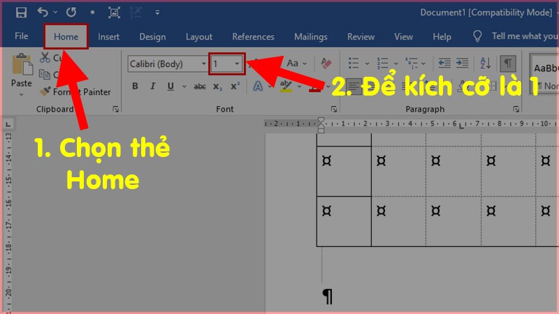 Đến phần Table > Chọn View Gridlines để xem khung kẻ