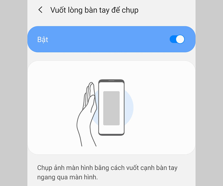 cách chụp màn hình bằng điện thoại samsung