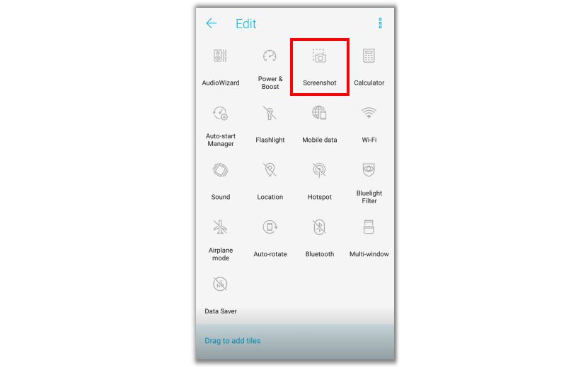 Cách chụp ảnh màn hình điện thoại bằng Quick Settings