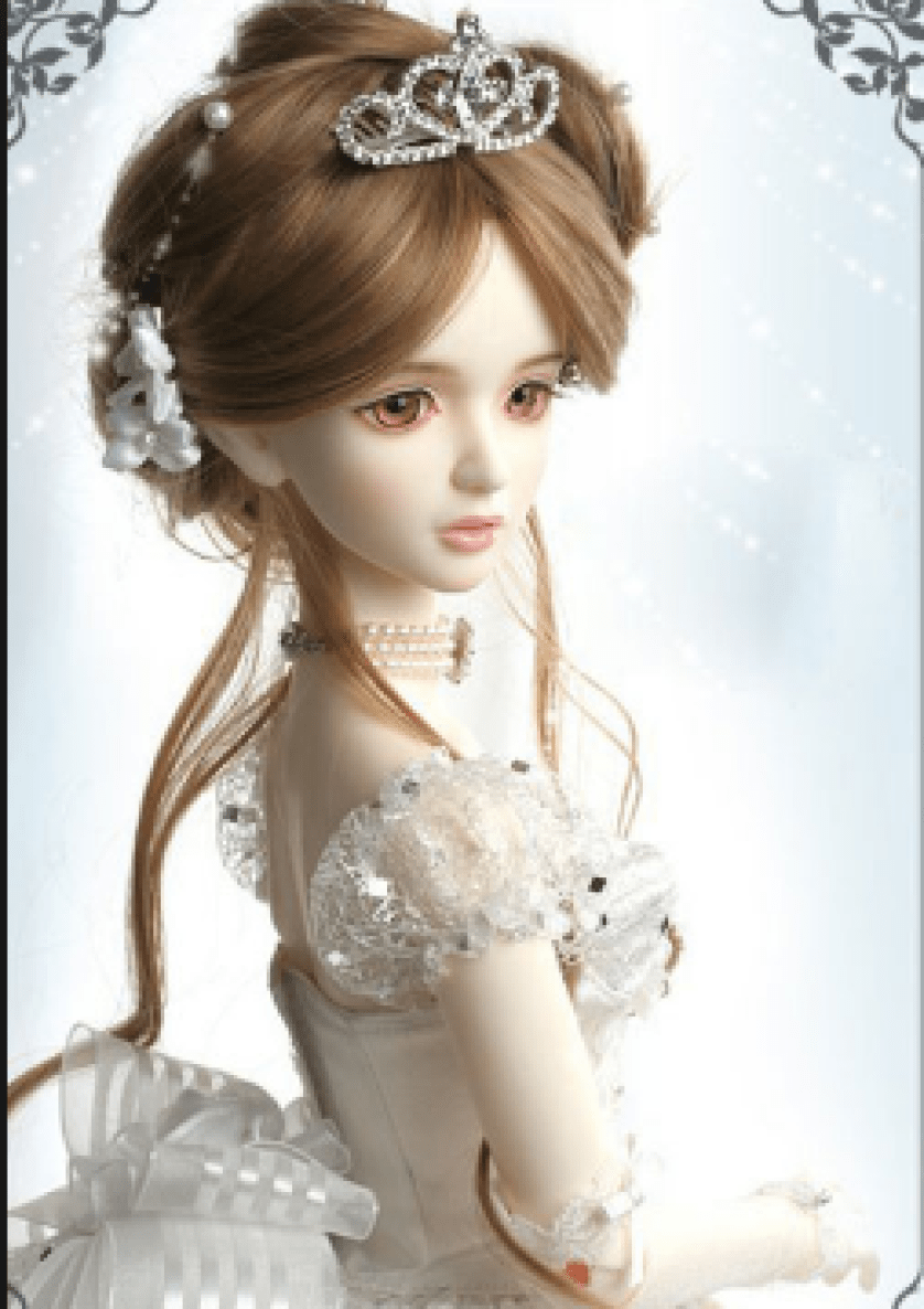 Ảnh búp bê Barbie trong trang phục váy cưới đẹp