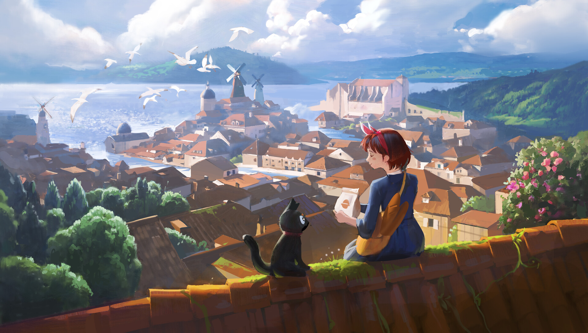 99+ Hình nền anime chill thư giãn - hình nền Ghibli 4K