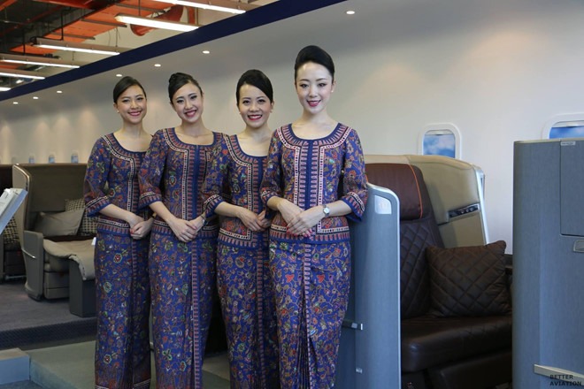 Đồng phục tiếp viên hàng không Singapore Airlines