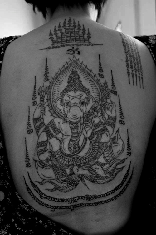 Khmer letter tattoo