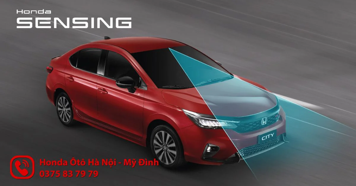 Honda City RS được hỗ trợ trang bị công nghệ Honda SENSING