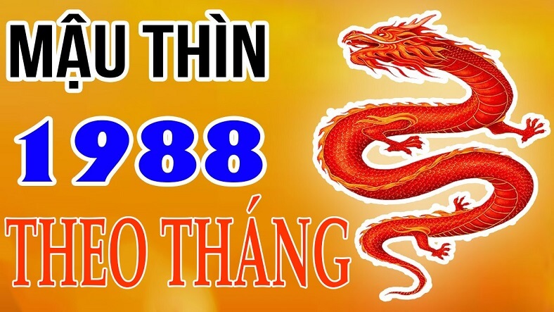 Tổng quan mậu thìn 1988 năm 2022 theo tháng