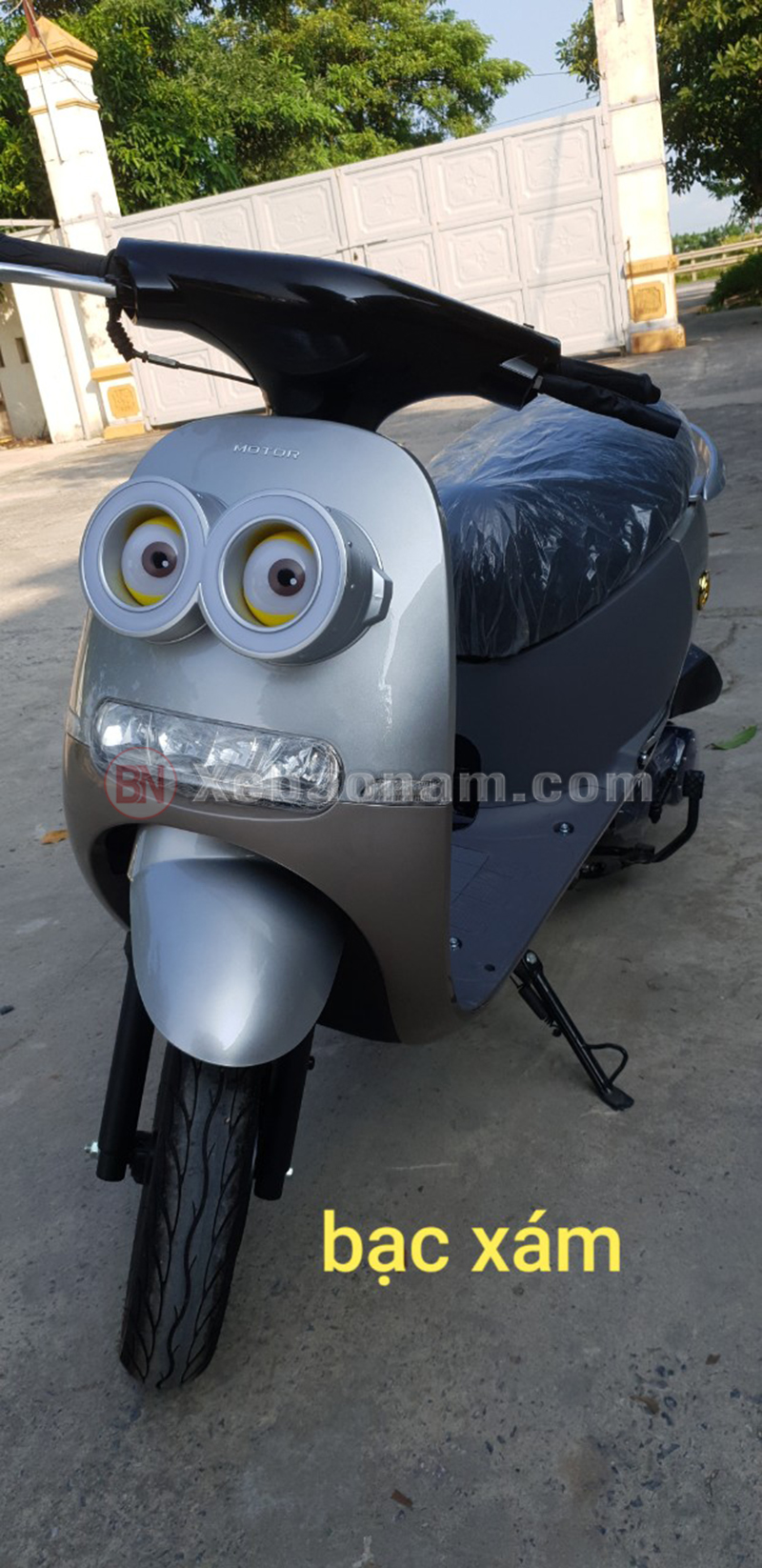 Màu bạc xám Các màu xe ga 50cc gogo namotor