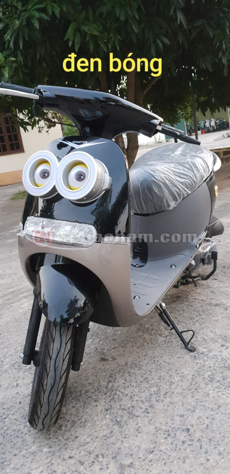 màu đen bóng xe ga 50cc gogo namotor 1