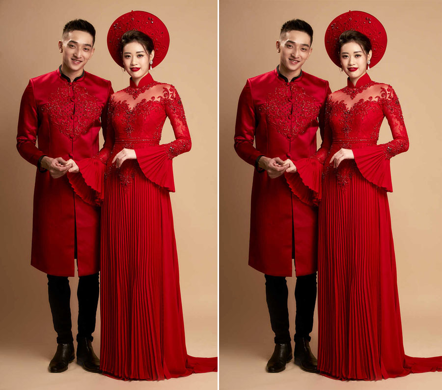 Ao dai cuoi do 6