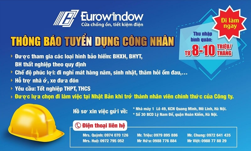 Banner tuyển dụng lao động