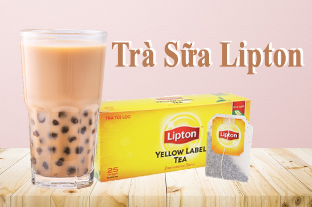 Cách làm trà sữa lipton