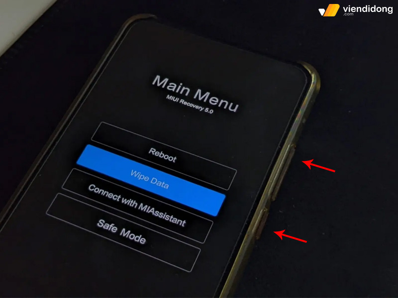 reset điện thoại Xiaomi recovery