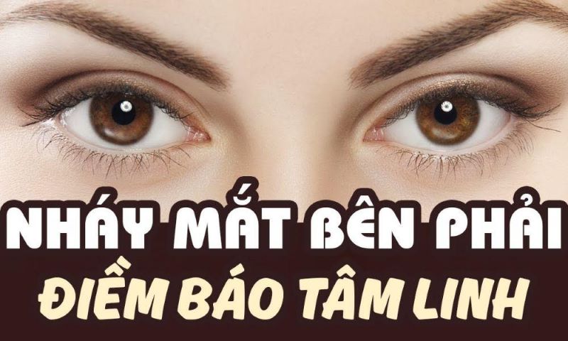 Giật mắt phải nữ hên hay xui theo các ngày trong tuần