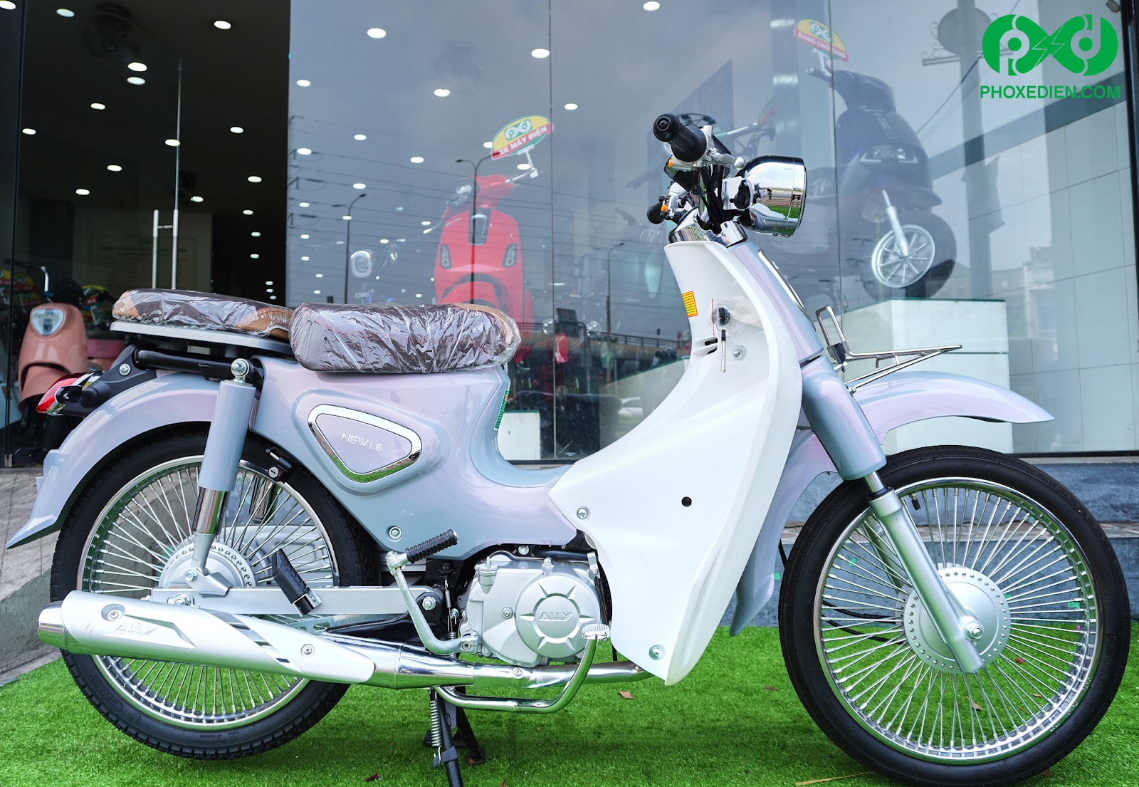 Xe máy Cub 50cc Ally giá khoảng 17 - 18 triệu