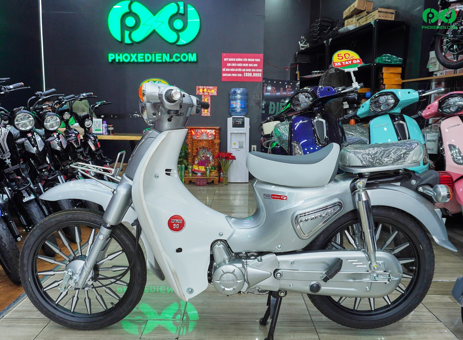 Xe Cub 50cc Kazuki C2 có giá khoảng 16 triệu đồng