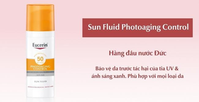 Kem chấm nắng cho da khô từ Eucerin