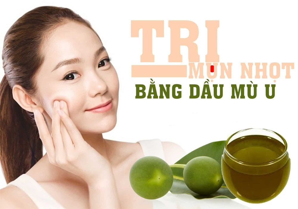 Một trong những công dụng của dầu mù u là trị các loại mụn, nhọt rất hiệu quả