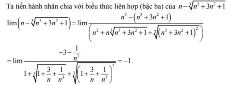 Giải bài toán giới hạn của dãy số