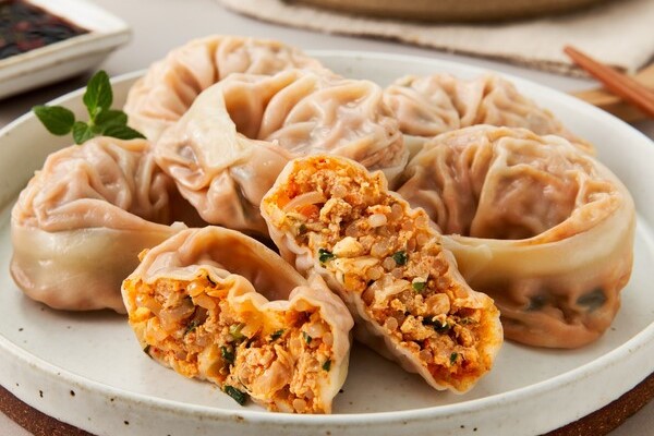 mandu nhân kimchi đặc trưng của người Hàn