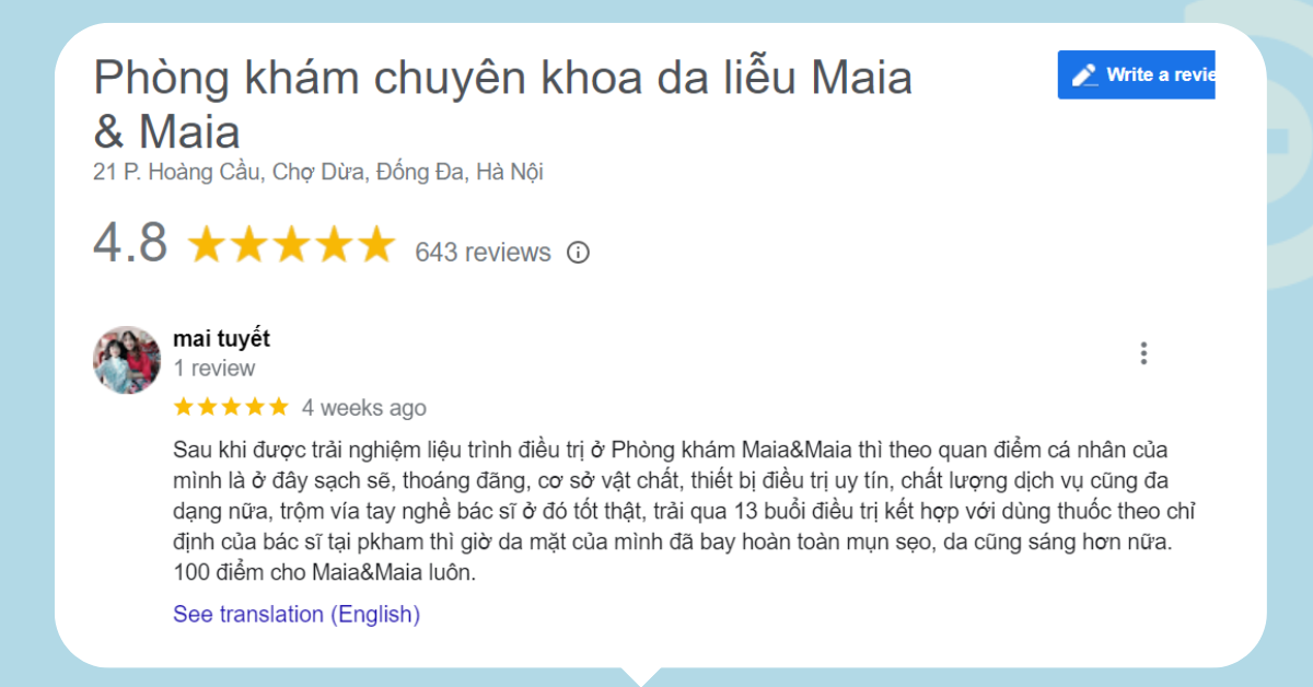 Hoạt động tại Phòng khám da liễu thẩm mỹ FSkin (Ảnh: facebook Phòng khám da liễu thẩm mỹ FSkin)