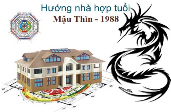 Người sinh năm 1988 tuổi Mậu Thìn hợp hướng nhà nào?