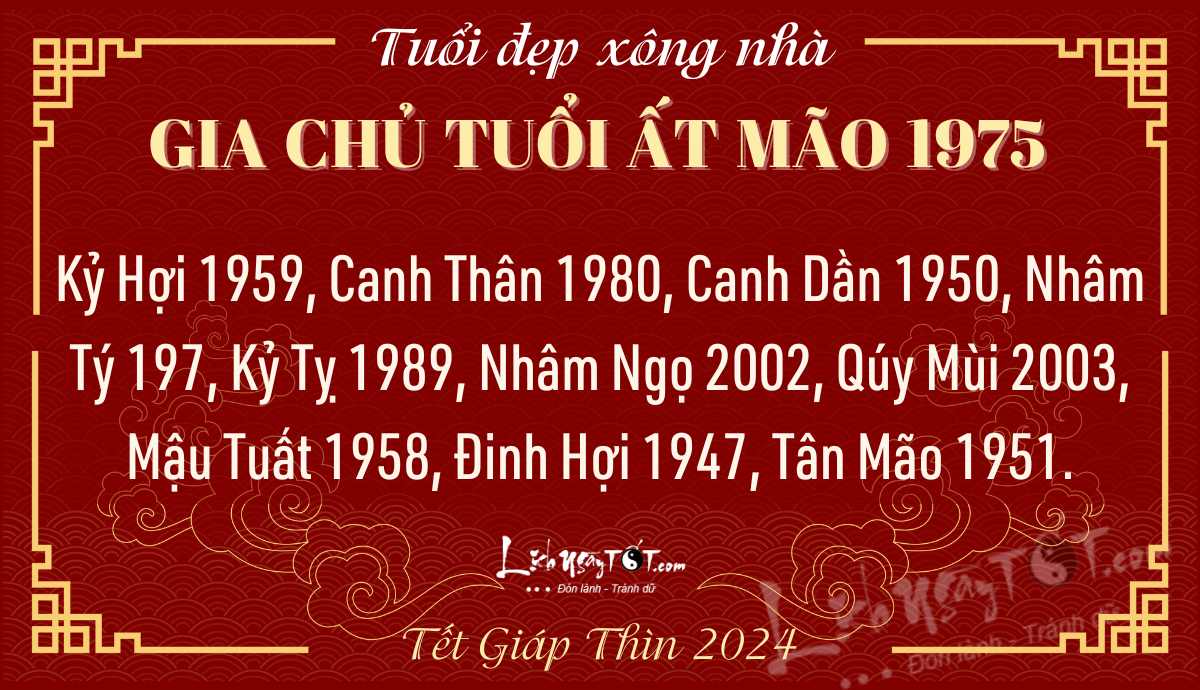 Xem tuoi xong nha nam 2024 cho At Mao 1975