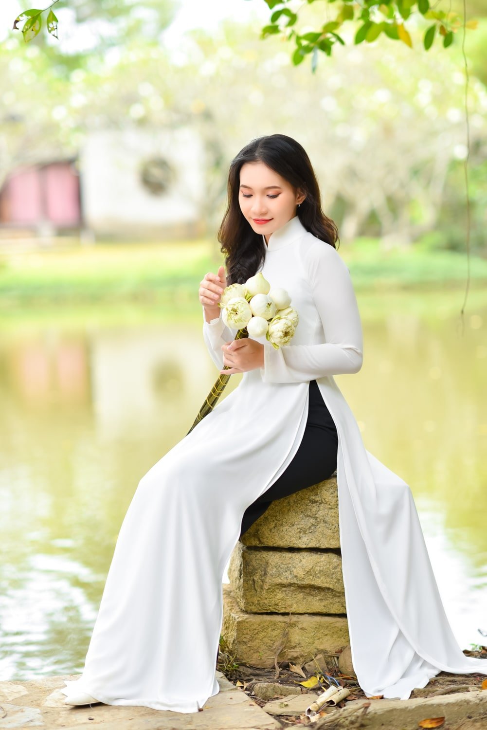 Anh ao dai dep 2023 32 min - Tổng hợp album ảnh chụp áo dài ngoại cảnh tuyệt đẹp ở Tp.HCM